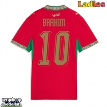Morocco Brahim Diaz #10 Replica Home Shirt Ladies World Cup 2026 Short Sleeve